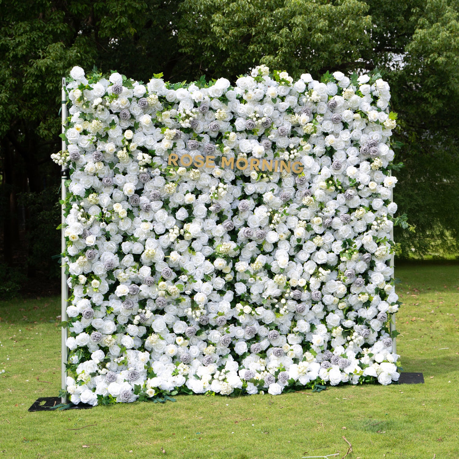 Louise：4D Fabric Artificial rolling up curtain flower wall (Ready to ship)