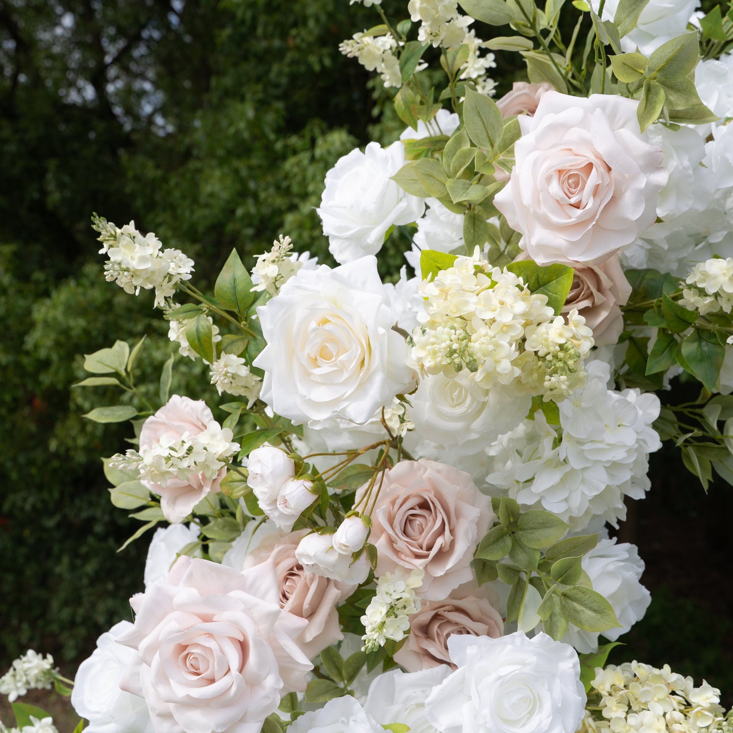 lovable：Wedding Party Background Floral Arch Decoration (Including Frame)