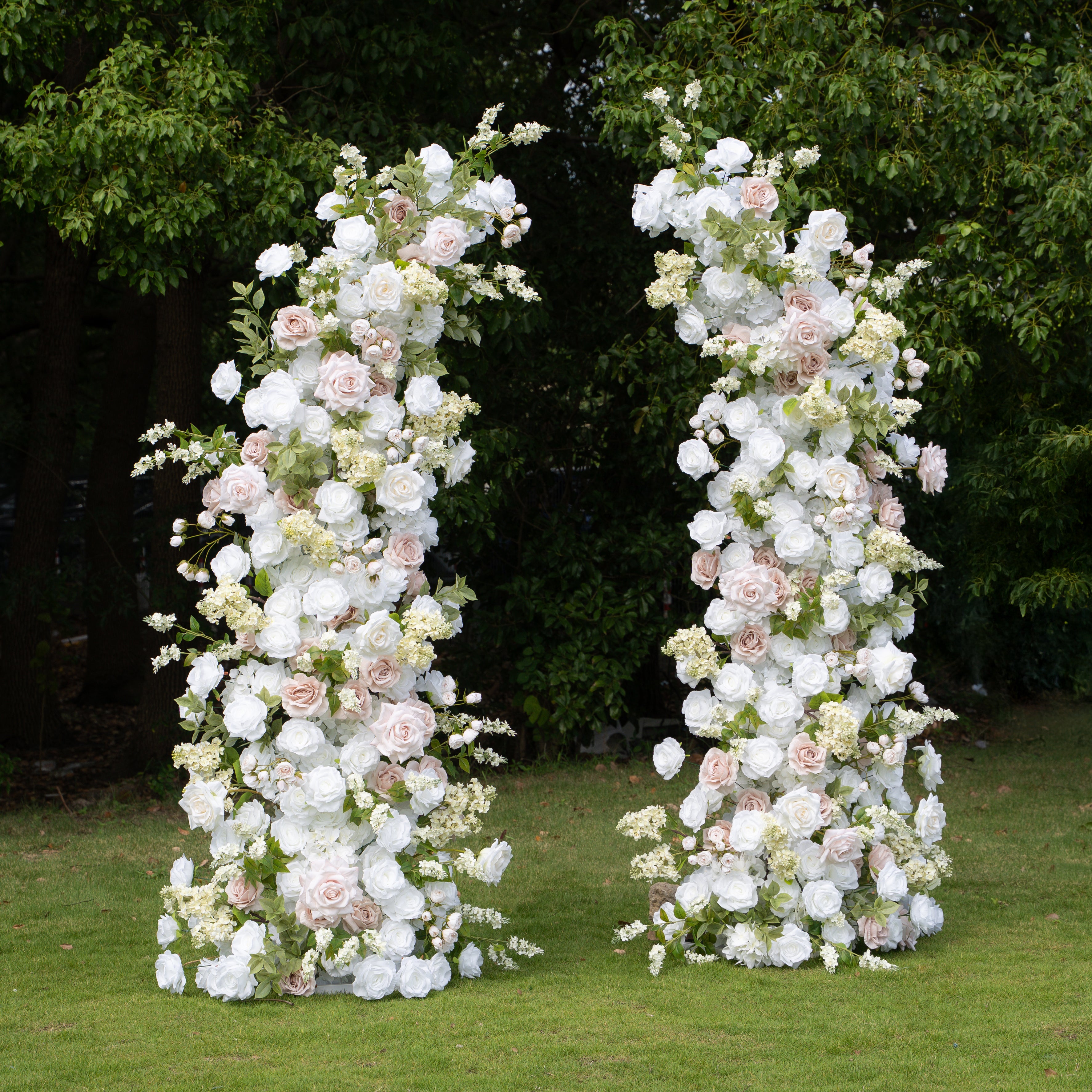 lovable：Wedding Party Background Floral Arch Decoration (Including Frame)