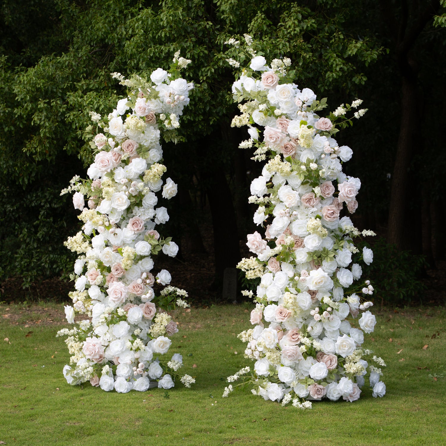 lovable：Wedding Party Background Floral Arch Decoration (Including Frame)