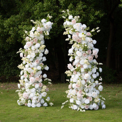 lovable：Wedding Party Background Floral Arch Decoration (Including Frame)
