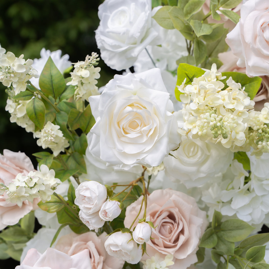lovable：Wedding Party Background Floral Arch Decoration (Including Frame)