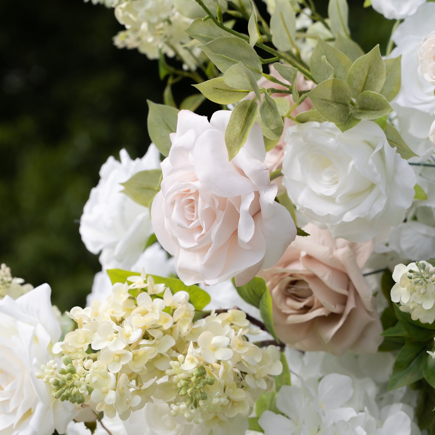 lovable：Wedding Party Background Floral Arch Decoration (Including Frame)