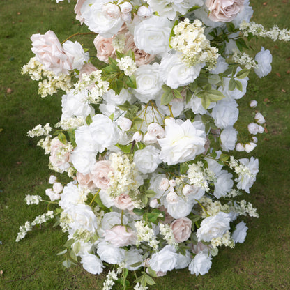 lovable：Wedding Party Background Floral Arch Decoration (Including Frame)