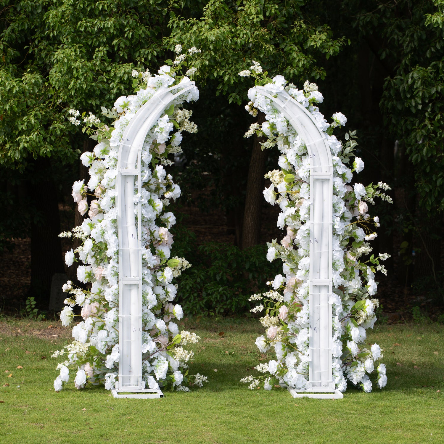 lovable：Wedding Party Background Floral Arch Decoration (Including Frame)
