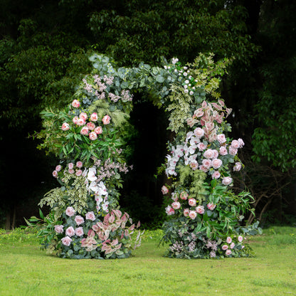 Lovingly：Wedding Party Background Floral Arch Decoration (Including Frame)