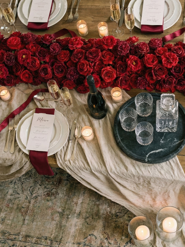 Flower Centerpieces & Runners