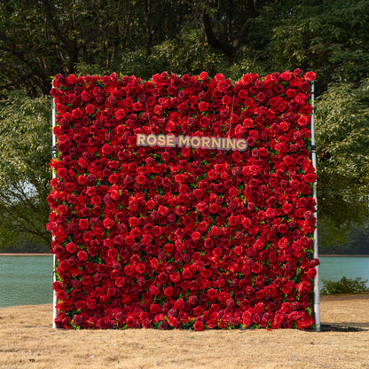 Luna 3D Layered Flower Wall - Luxury Silk Rolling Backdrop