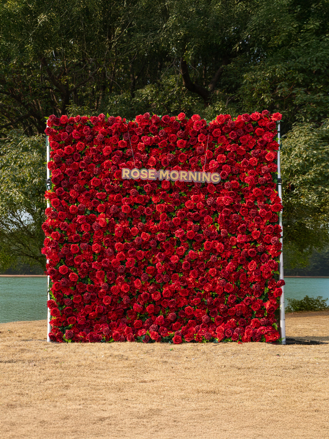 Luna 3D Layered Flower Wall - Luxury Silk Rolling Backdrop