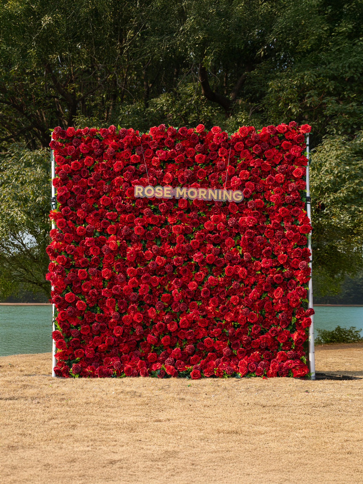 Luna 3D Layered Flower Wall - Luxury Silk Rolling Backdrop