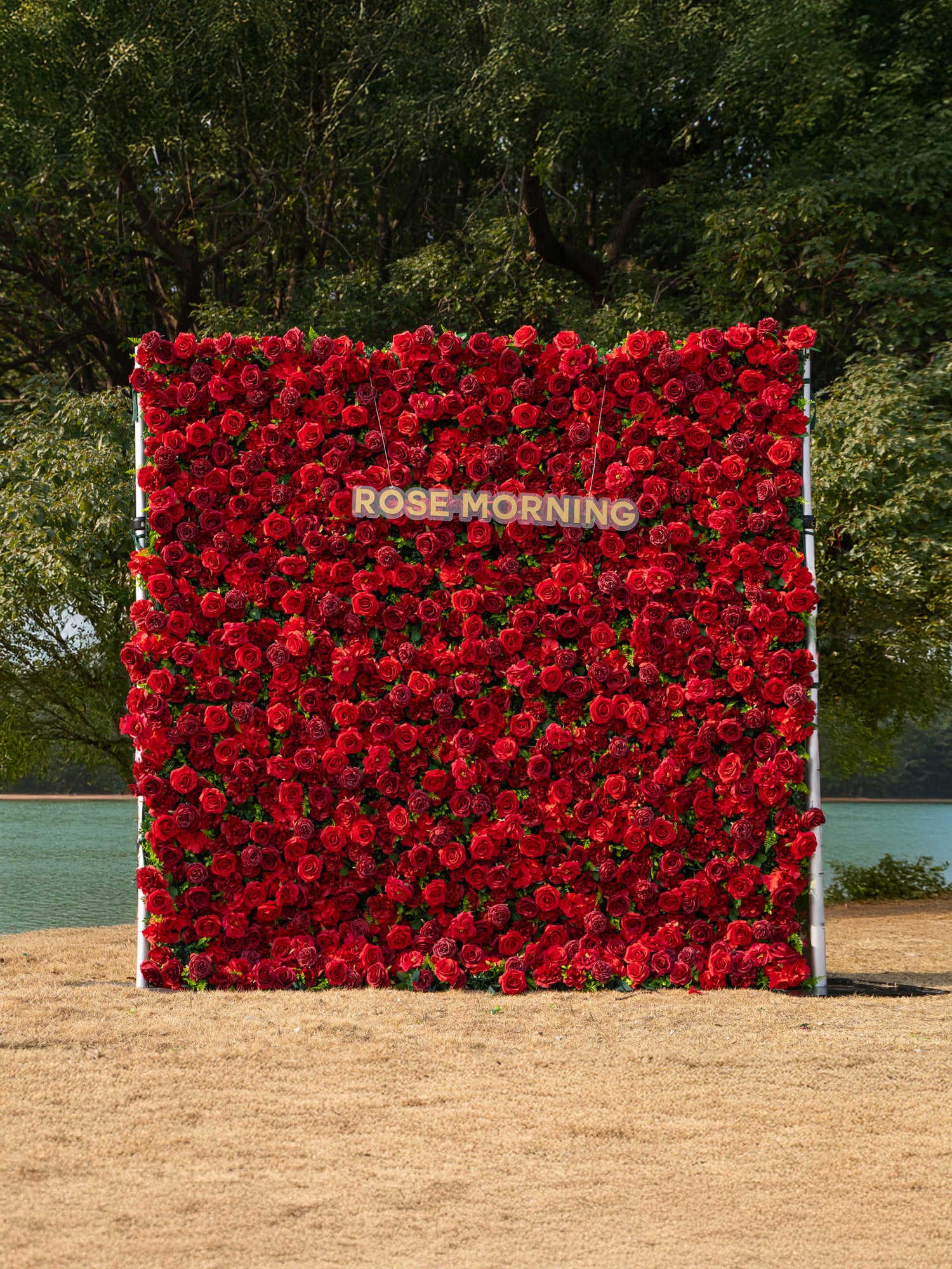 Luna 3D Layered Flower Wall - Luxury Silk Rolling Backdrop