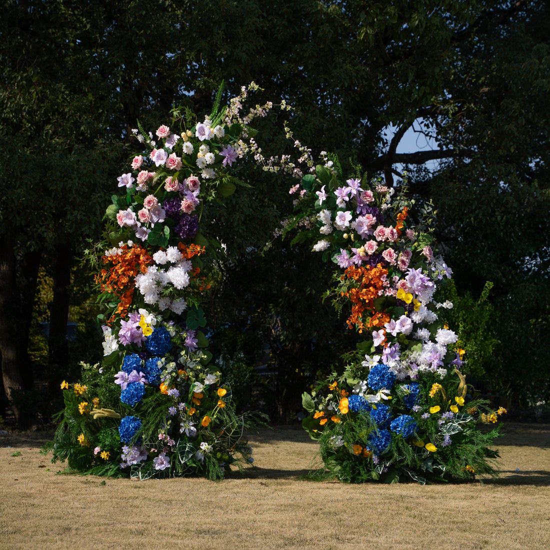 Lym: Wedding Party Background Floral Arch Decoration (Including Frame)