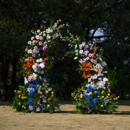 Lym: Wedding Party Background Floral Arch Decoration (Including Frame)