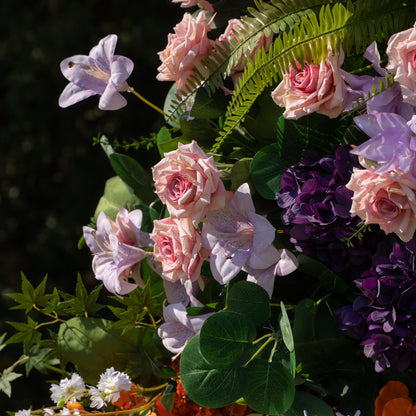 Lym: Wedding Party Background Floral Arch Decoration (Including Frame)