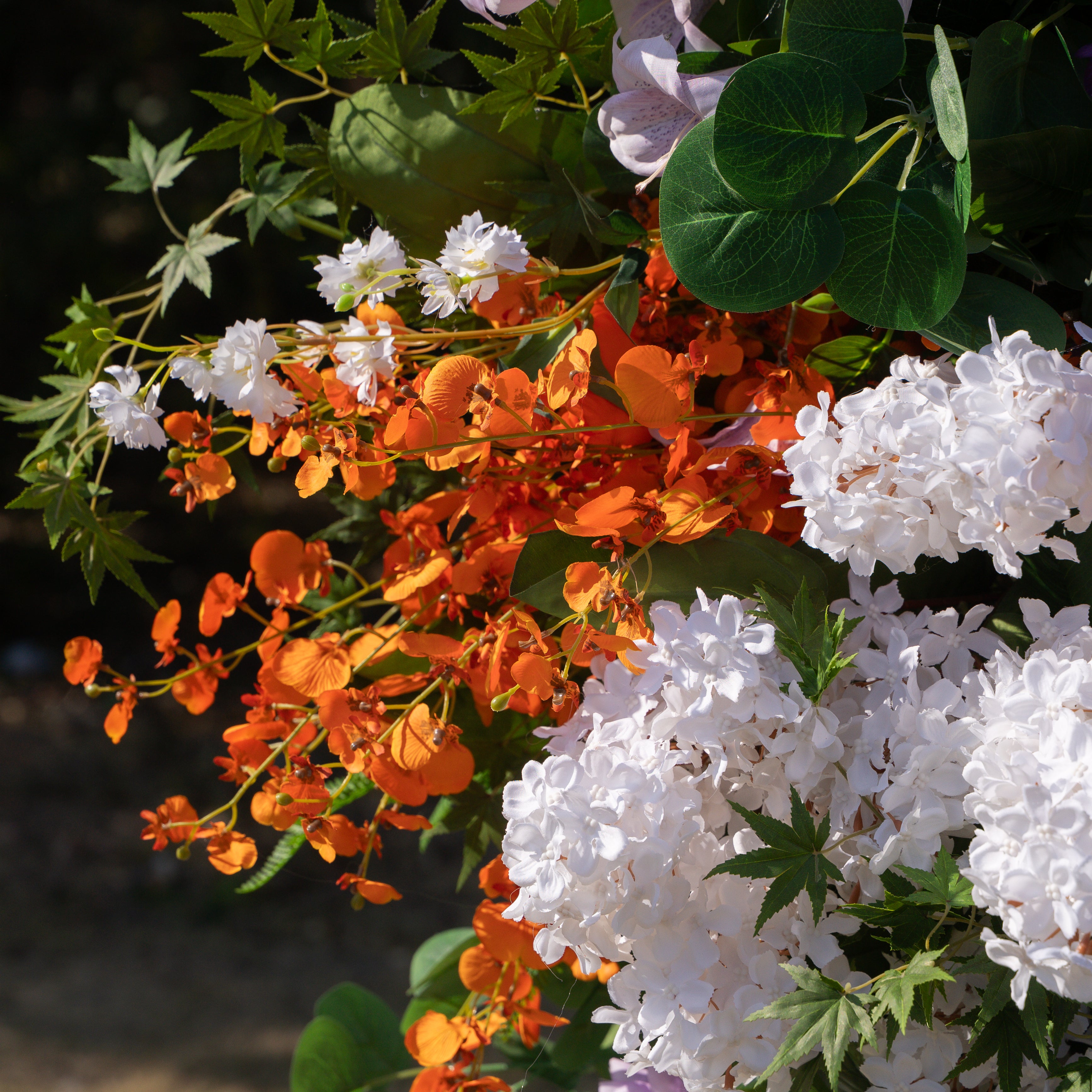 Lym: Wedding Party Background Floral Arch Decoration (Including Frame)