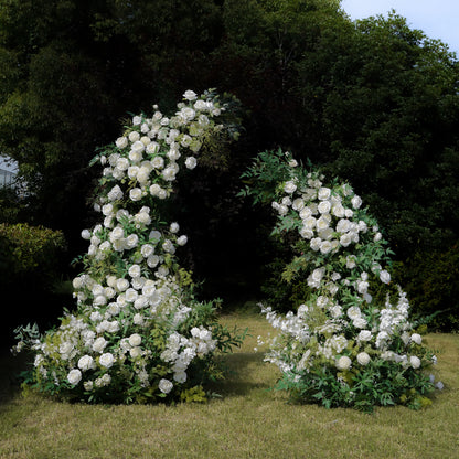 Mandy:2023 New Wedding Party Background Floral Arch Decoration Including Frame -R984 Rose Morning