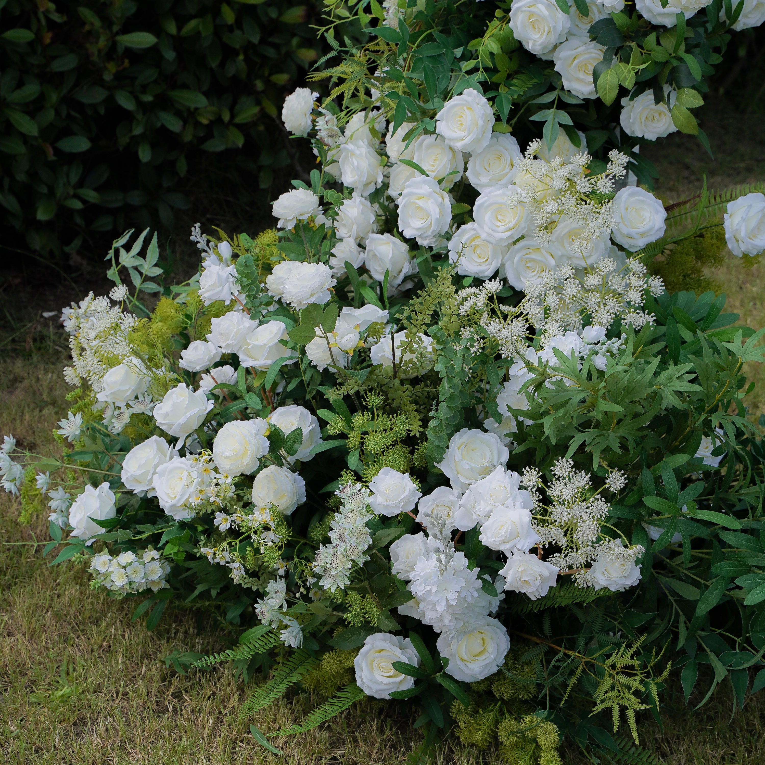 Mandy:2023 New Wedding Party Background Floral Arch Decoration Including Frame -R984 Rose Morning