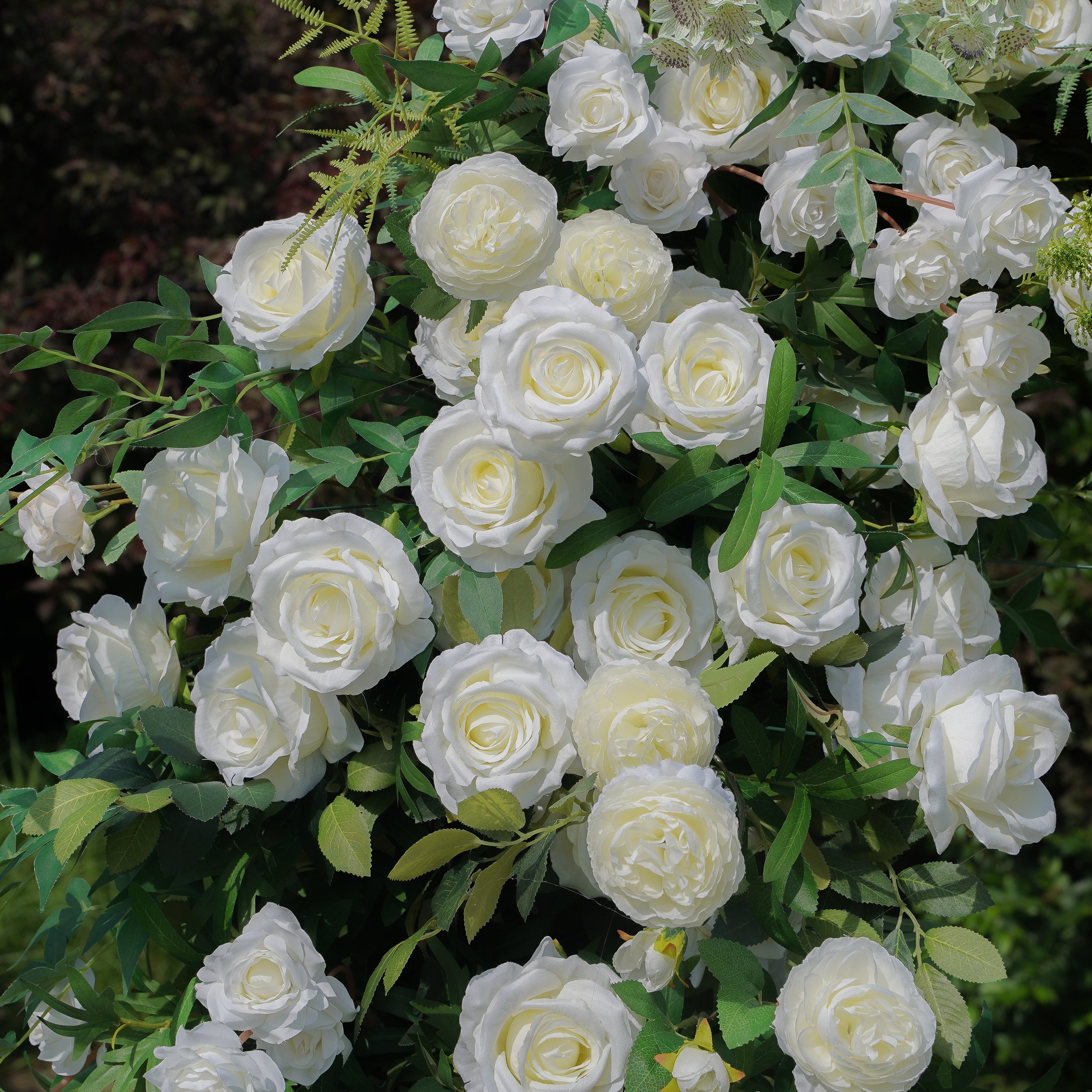 Mandy:2023 New Wedding Party Background Floral Arch Decoration Including Frame -R984 Rose Morning