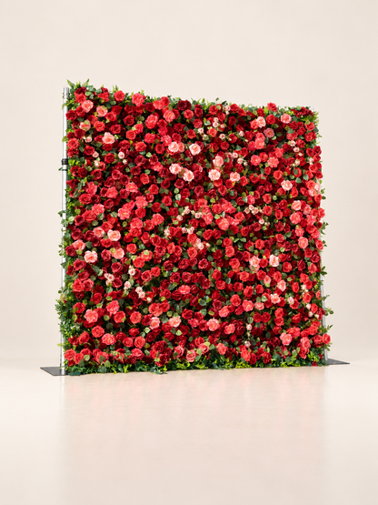 Sylvara: 3D Fabric Artificial Zip Up Curtain Flower Wall For Wedding and Events Decoration