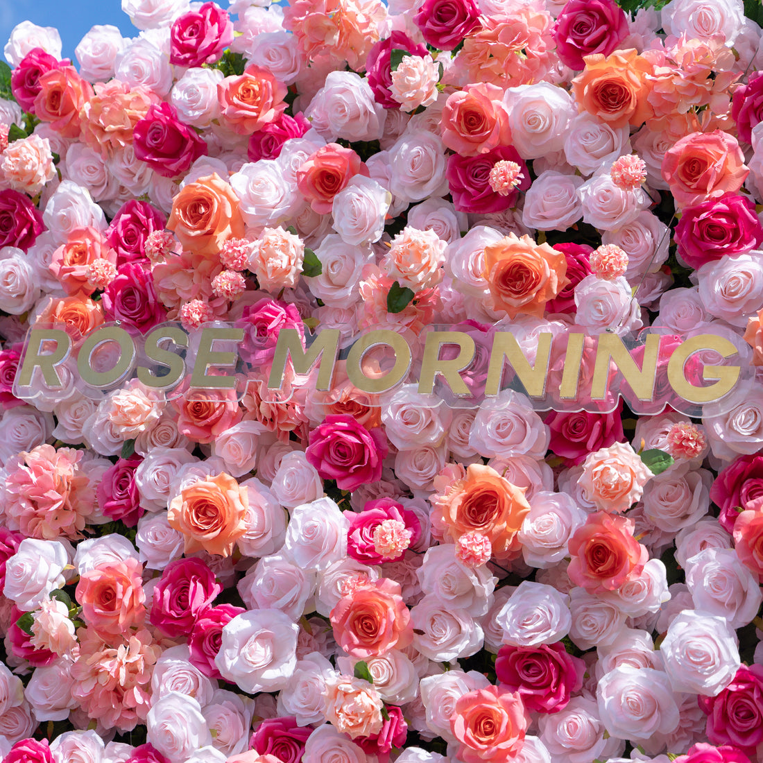 Mariposa:4D Fabric Artificial rolling up curtain flower wall