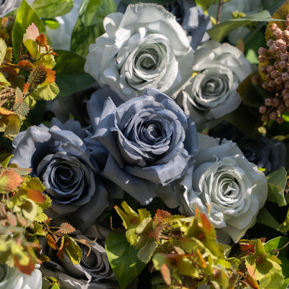 Maturo：5D Fabric Artificial rolling up curtain flower wall