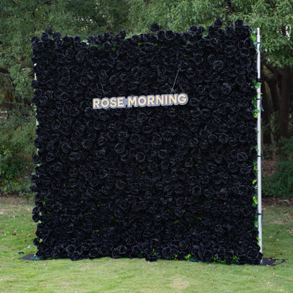 Max：5D Fabric Artificial rolling up curtain flower wall