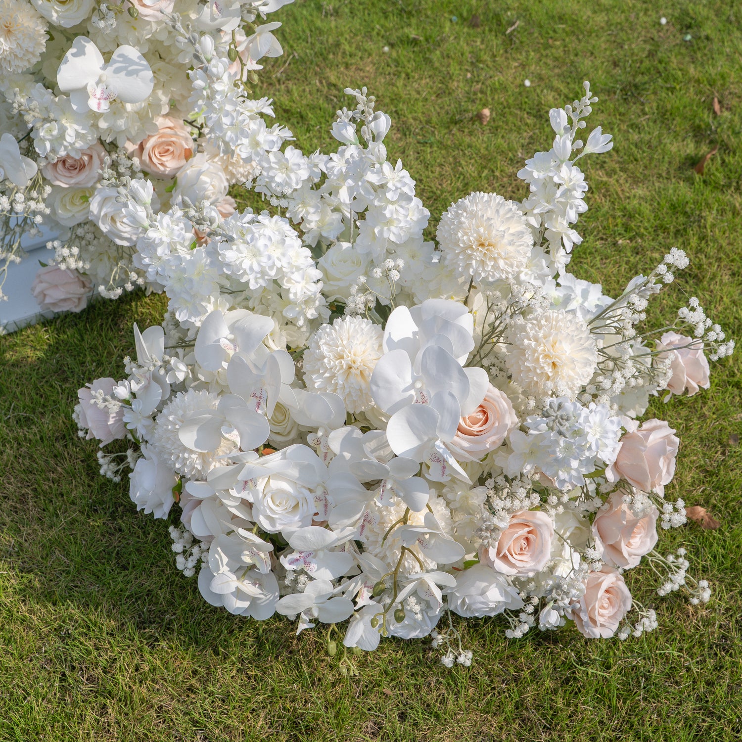 Ribbon：Wedding Party Background Floral Arch Decoration (Including Frame)