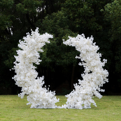 Melody:2023 New Wedding Party Background Floral Arch Decoration Including Frame -R9984 Rose Morning