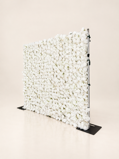 Mesa: 3D Fabric Artificial Zip Up Curtain Flower Wall For Wedding and Events Decoration