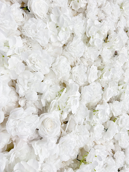 Mesa: 3D Fabric Artificial Zip Up Curtain Flower Wall For Wedding and Events Decoration