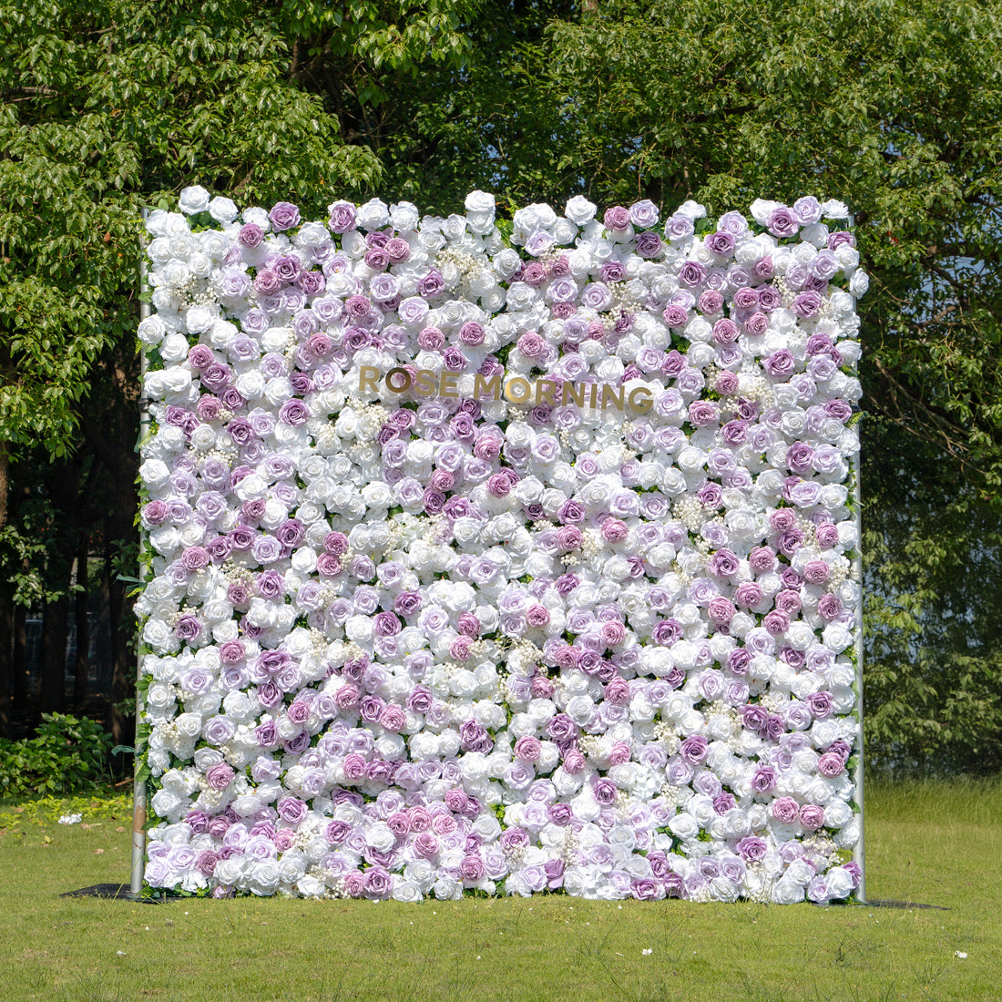 Millie:3D Fabric Artificial rolling up curtain flower wall
