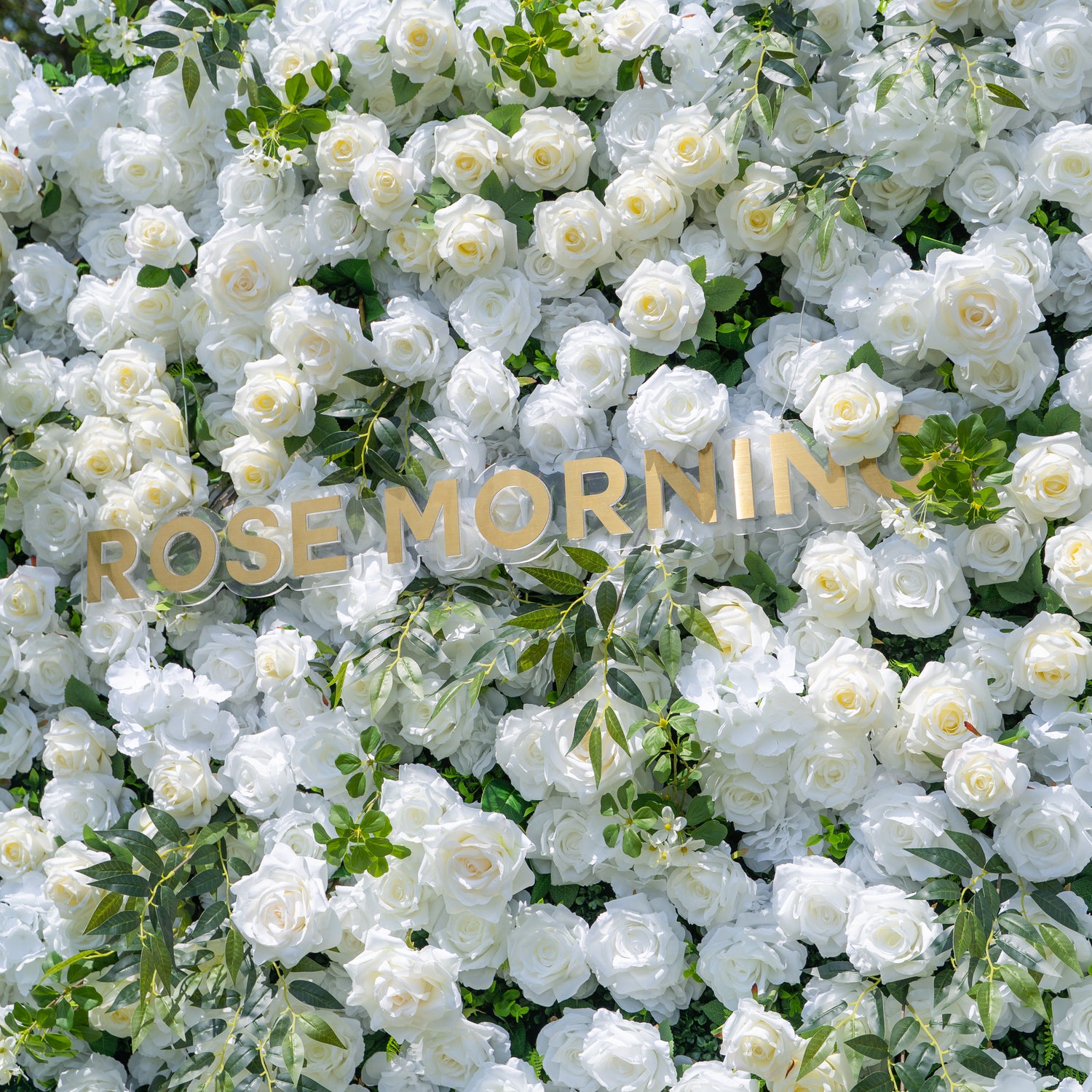 Moonlight：3D Fabric Artificial rolling up curtain flower wall