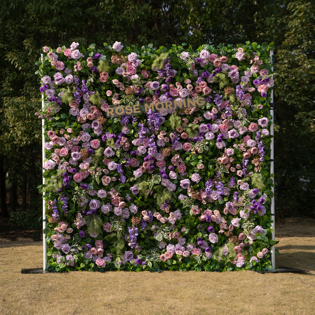 Morado:3D Fabric Artificial rolling up curtain flower wall