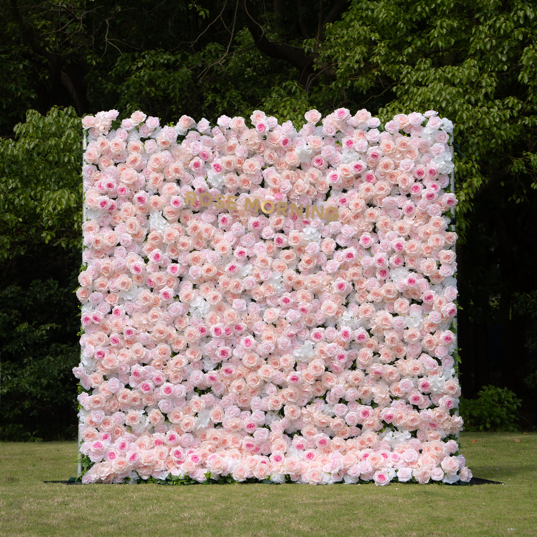 Natalia：5D Fabric Artificial rolling up curtain flower wall（复制） Rose Morning