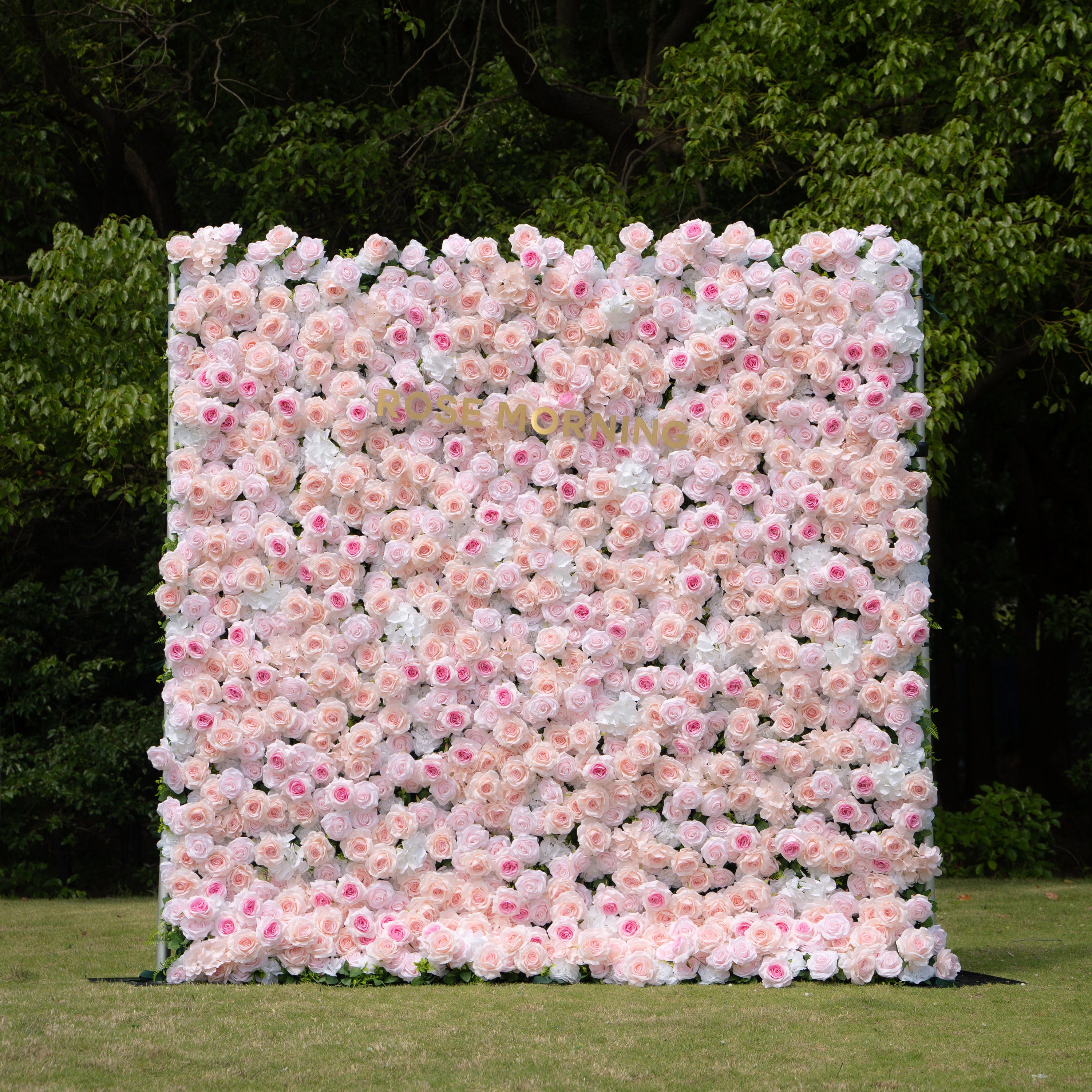 Natalia：5D Fabric Artificial rolling up curtain flower wall（复制） Rose Morning
