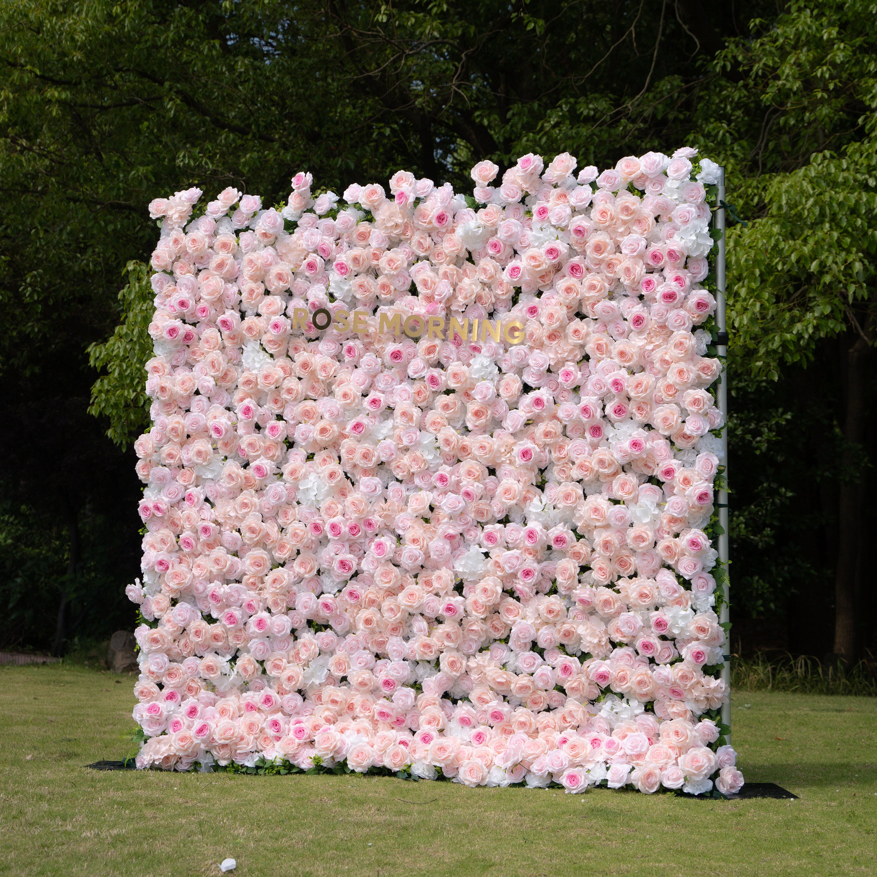 Natalia：5D Fabric Artificial rolling up curtain flower wall（复制） Rose Morning