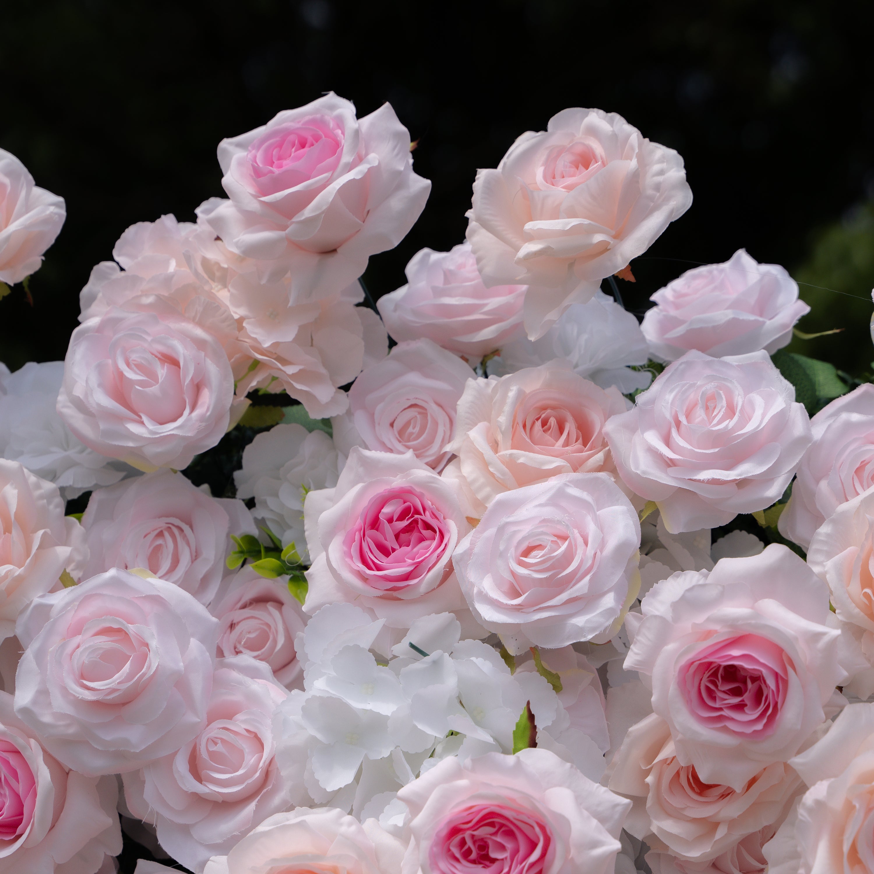 Natalia：5D Fabric Artificial rolling up curtain flower wall（复制） Rose Morning