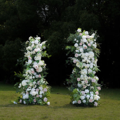 Natalie:2023 New Wedding Party Background Floral Arch Decoration Including Frame -R029 Rose Morning