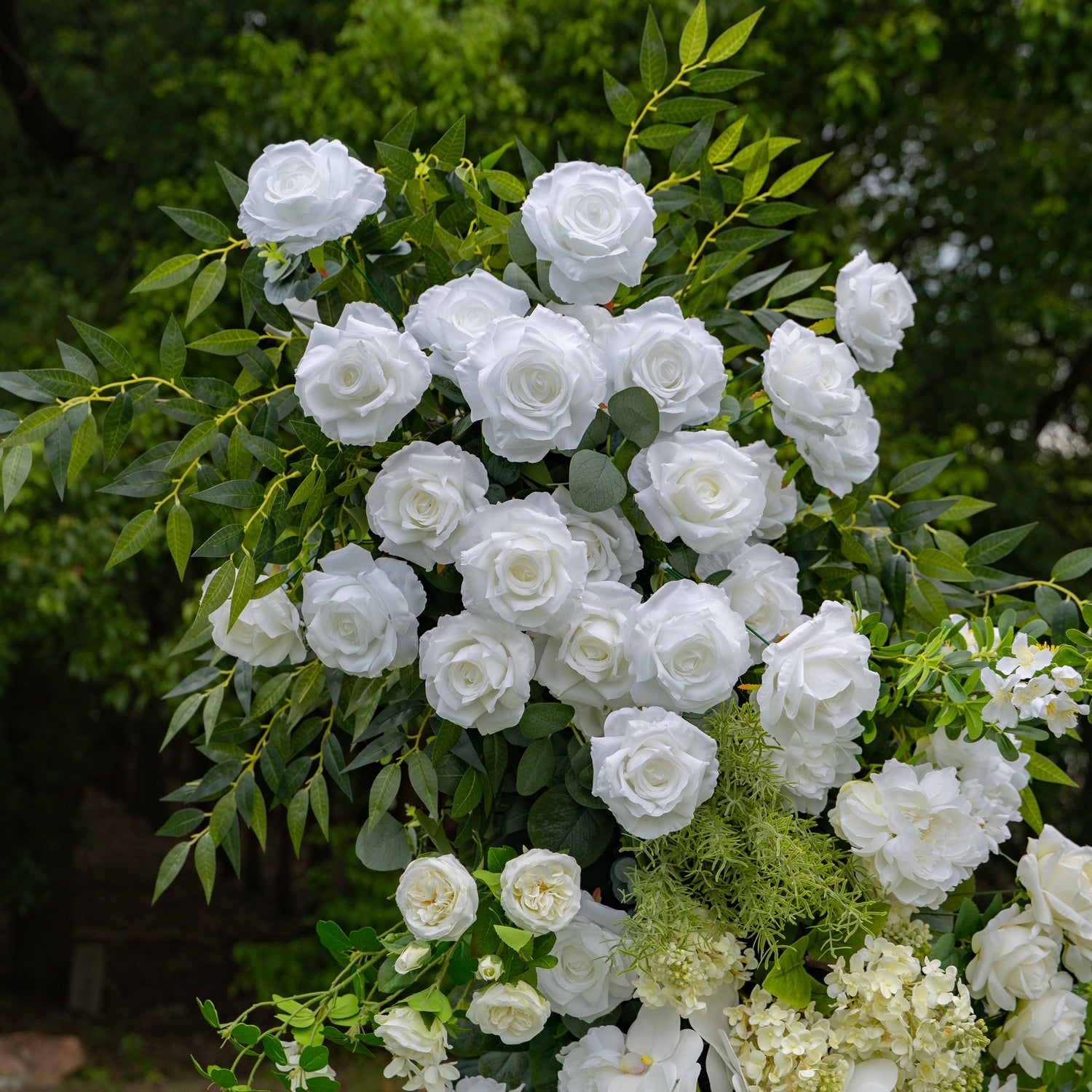 Neve：Wedding Party Background Floral Arch Decoration (Including Frame)