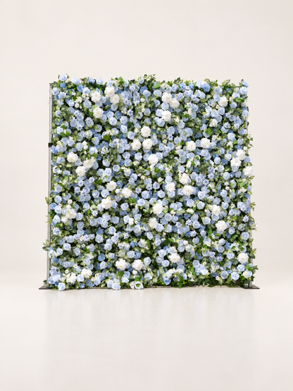 Nerelle: 3D Fabric Artificial Zip Up Curtain Flower Wall For Wedding and Events Decoration