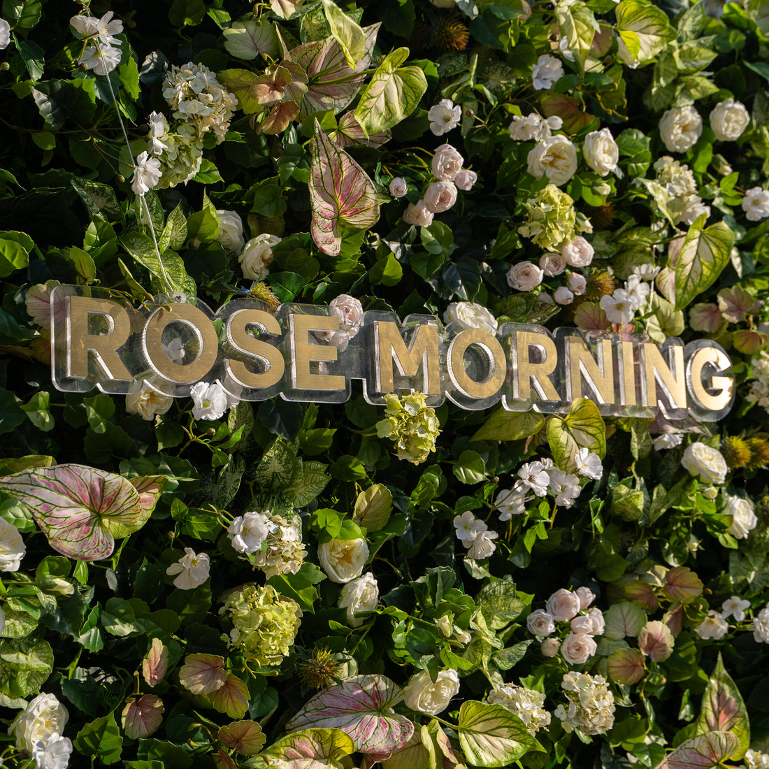 Nives:4D Fabric Artificial rolling up curtain flower wall