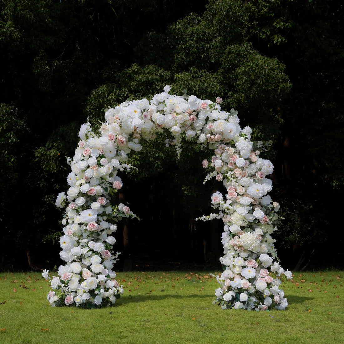 Noni:2023 New Wedding Party Background Floral Arch Decoration include Framet Rose Morning