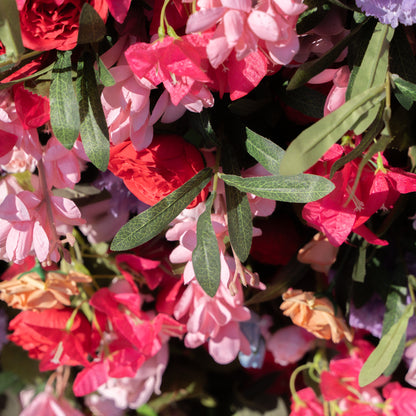 NooZay：7D 2023 Fabric Artificial rolling up curtain flower wall