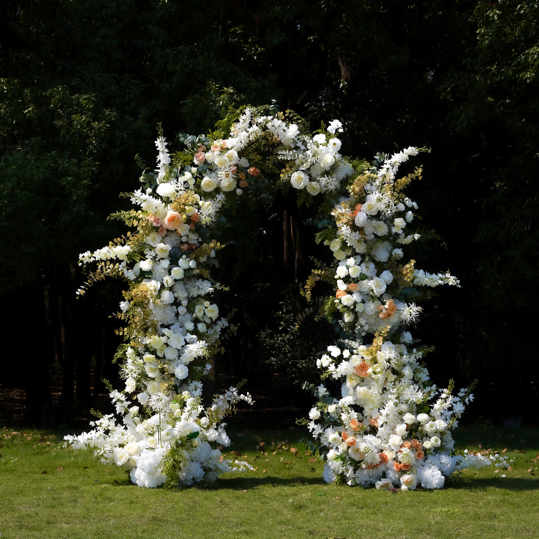 Nova:2023 New Wedding Party Background Floral Arch Decoration Including Frame -R052 Rose Morning