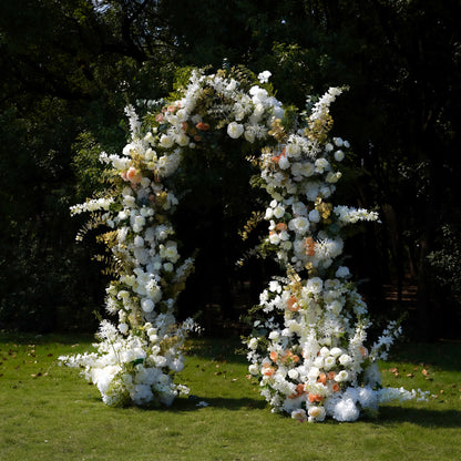 Nova:2023 New Wedding Party Background Floral Arch Decoration Including Frame -R052 Rose Morning