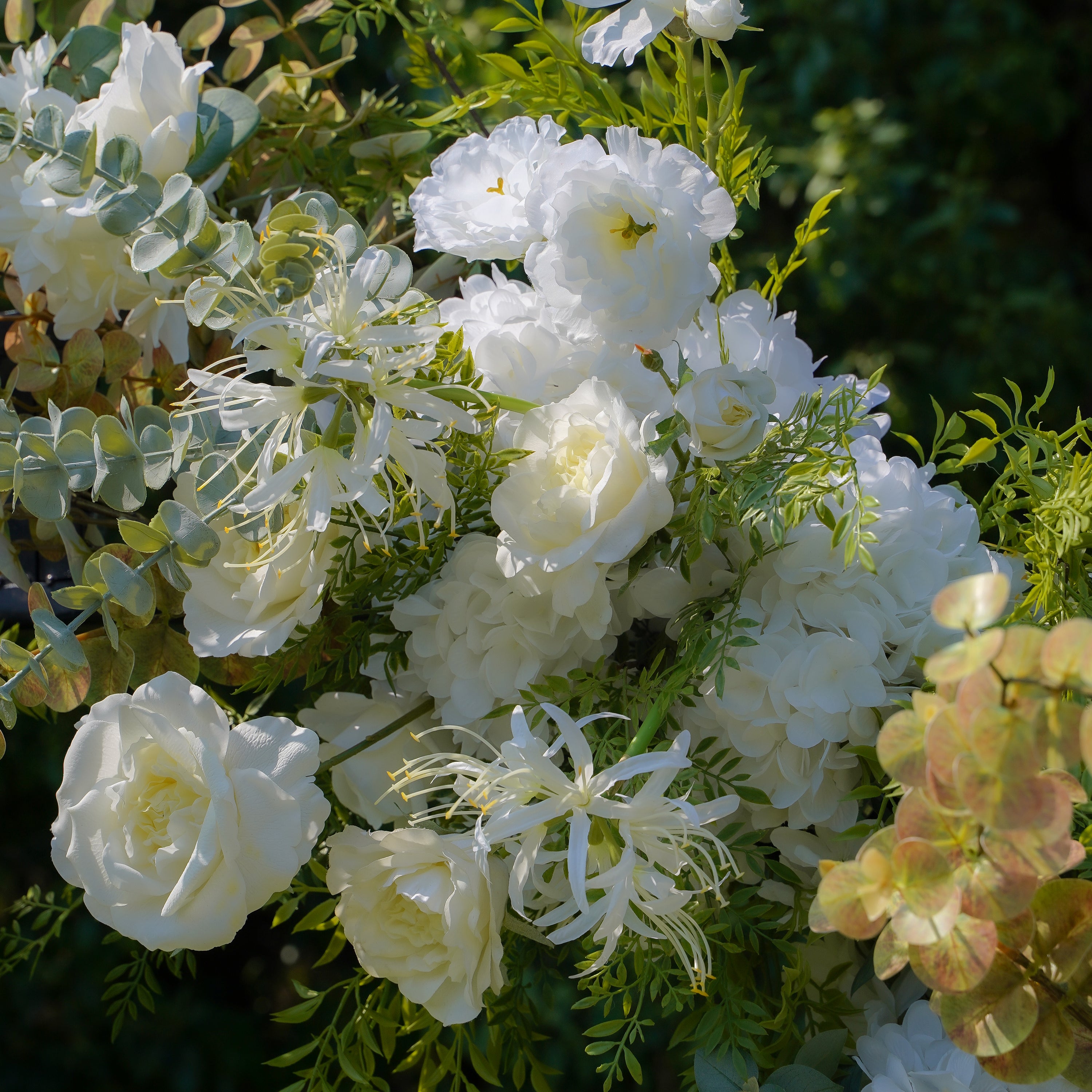 Nova:2023 New Wedding Party Background Floral Arch Decoration Including Frame -R052 Rose Morning