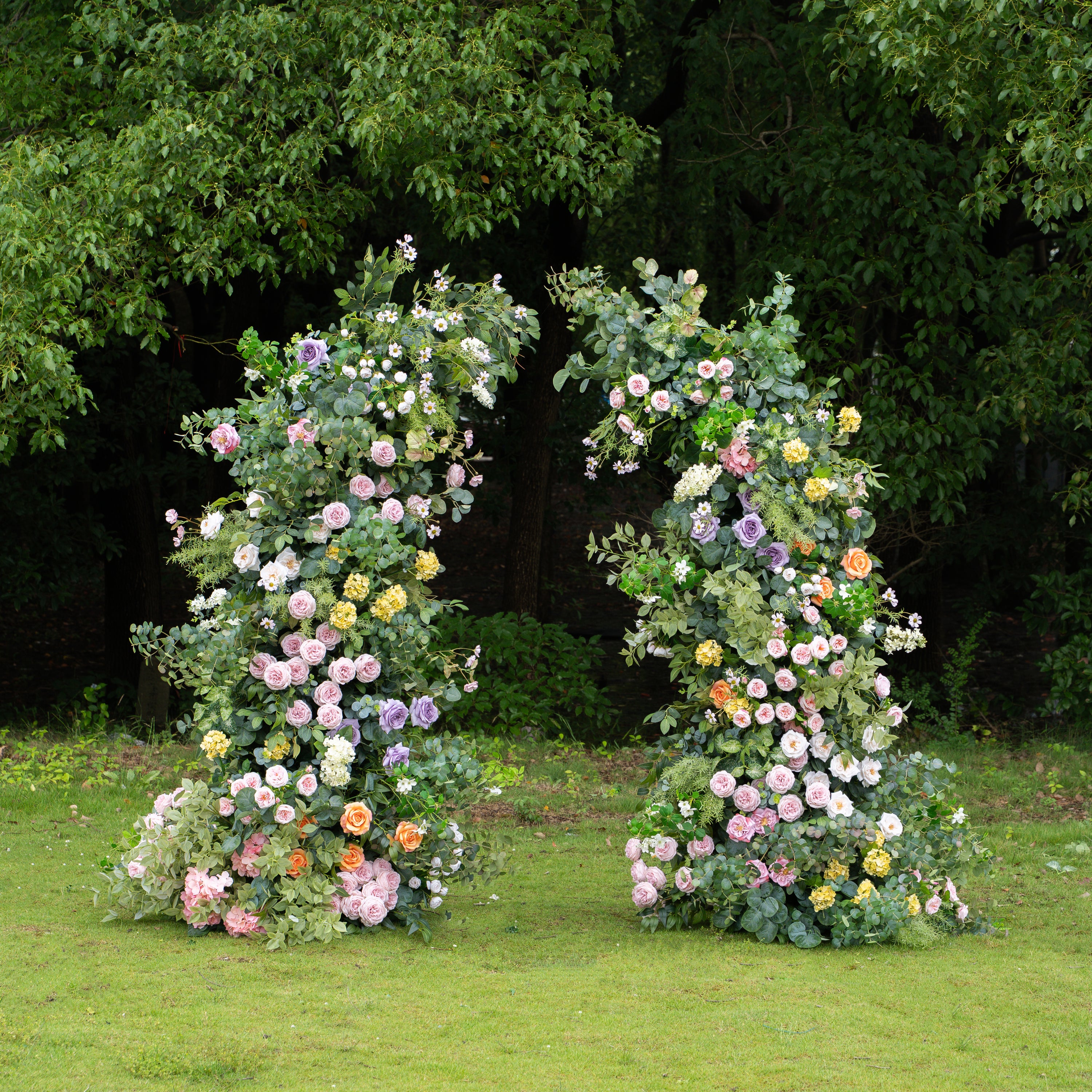 Palette：Wedding Party Background Floral Arch Decoration (Including Frame)