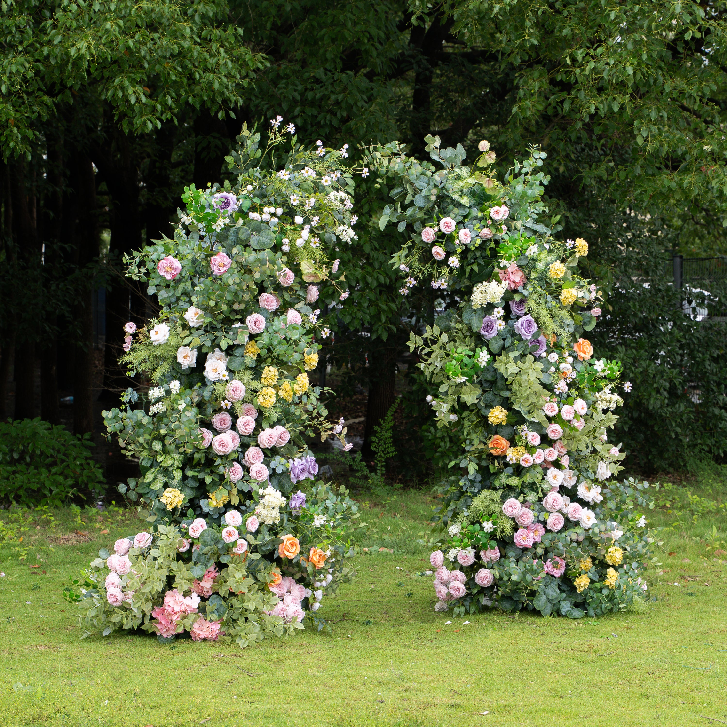 Palette：Wedding Party Background Floral Arch Decoration (Including Frame)