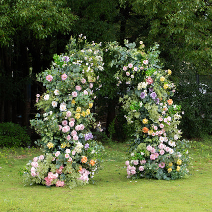 Palette：Wedding Party Background Floral Arch Decoration (Including Frame)