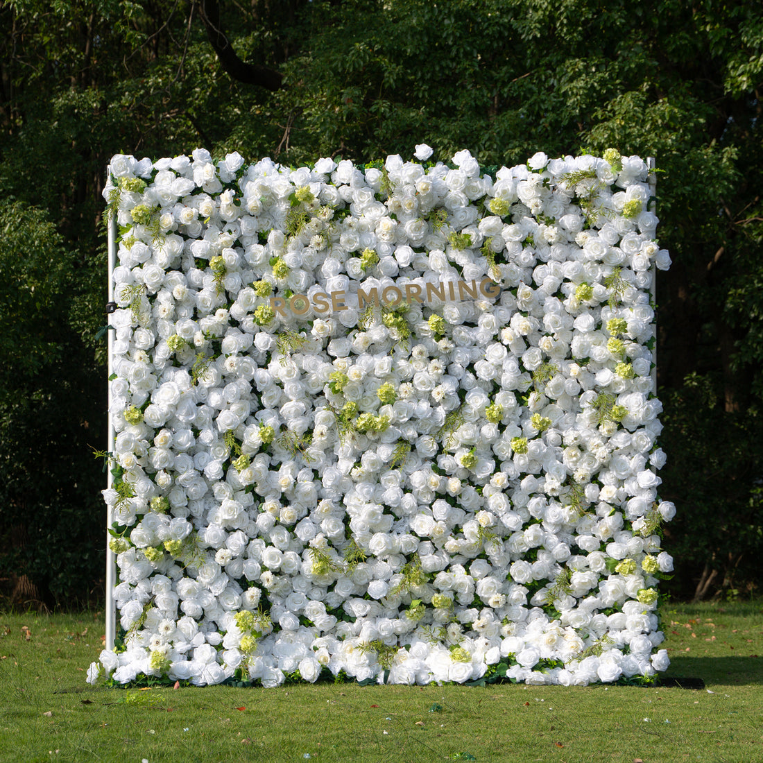 Patty：4D Fabric Artificial rolling up curtain flower wall (Ready to ship)